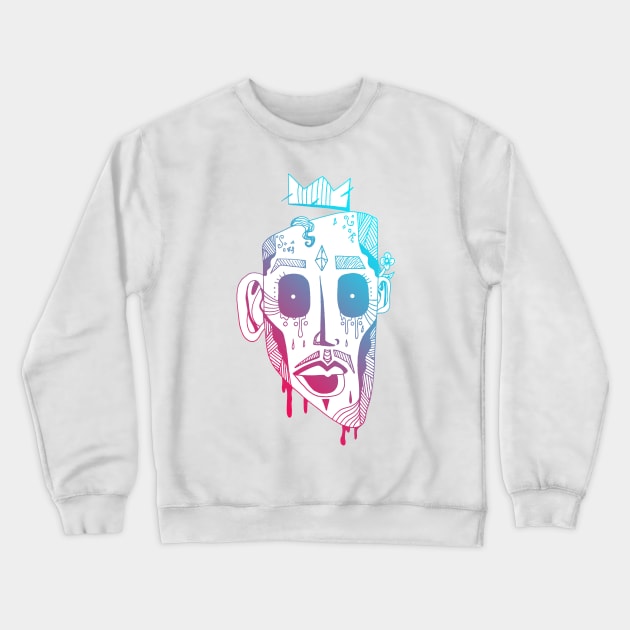 Dual Color Strange King Juan Crewneck Sweatshirt by kenallouis